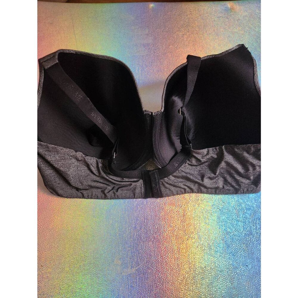 Adore Me Underwire Full Bra Lightly Padded Size 40DDD Black and Gray - Picture 7 of 10